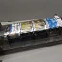 Black PVC Coated Welded Wire Fence 24 Inch x 50 Foot, 2 x 3 Inch 16GA Garden Border Fencing Roll Metal Wire Mesh Animal Barrier Fence for Yard Plant Vegetable Protection Dog Poultry Netting