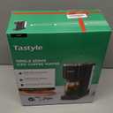 Single Serve Coffee Maker, Iced and Hot Coffee Machine for K Cup & Grounds, Compact Design, 40oz Removable Water Reservoir, 6 to 24 Oz Brew Sizes, Fits 7.3" Travel Mug, Black