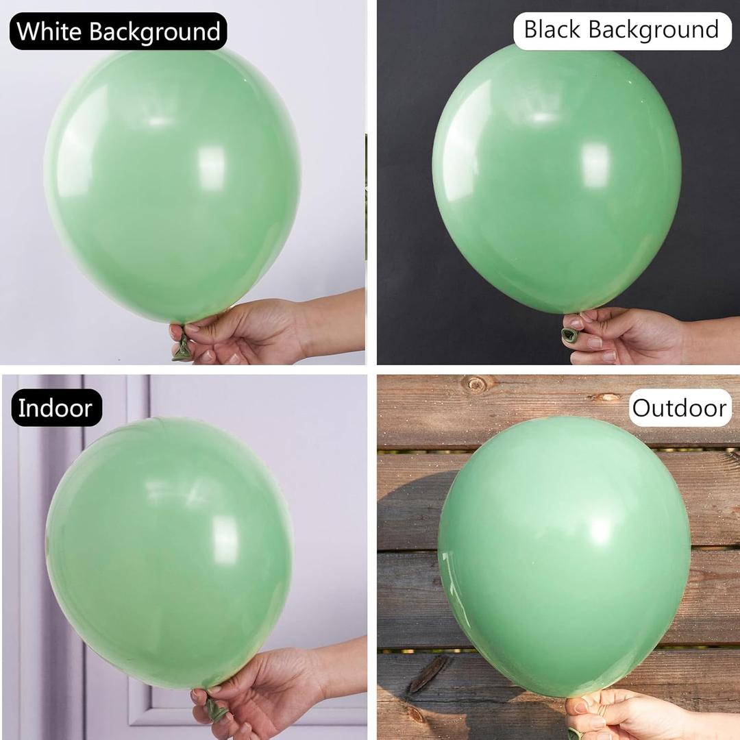 110 Pcs 01ive Green Balloon..birthdays Party Decorations