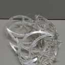 Moon and Stars Decor Curtain Lights, 11.5ft String Lights for Bedroom, Christmas, Ramadan Decor, Indoor LED Fairy Twinkle Light, Battery Operated or USB Plug-in (Warm Yellow)