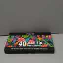 Fabric Markers Permanent for Clothes, 40 Colors Dual Tip with Fine and Chisel Tips Paint Pens for Clothing Canvas Tote Bags T-Shirt and Shoes, Non Toxic Ink for Kids and Adults