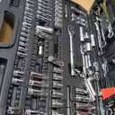 Amazon Basics Mechanic's Socket Tool Set With Case, Metric Sizes, 145-Piece
