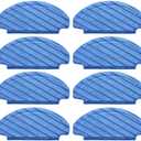 eutop Replacement Washable Mopping Pads Compatible with Ecovacs Deebot T8, T8+, T8 Aivi, N8, N8 Pro/Pro+, N10 Plus, Robot Vacuums and Mops, 8-Pack.