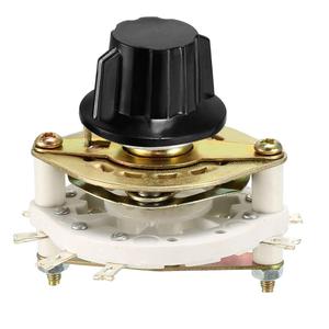 uxcell 2P3T 2 Pole 3 Position 1 Deck Band Channel Rotary Switch Selector with Plastic Knob