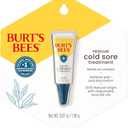 Burt's Bees Cold Sore Treatment, with Rhubarb and Sage Complex, Natural Origin Skin Care, 1 Tube, 0.07 oz.