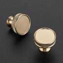Ravinte 15 Pack 1-1/5"(30mm) Champagne Bronze Cabinet Knobs Knurled Dresser Drawer knobs Kitchen Cupboard Handles for Cabinet Hardware