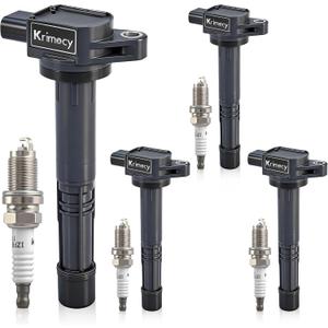 UF311 Ignition Coil Packs and Iridium Spark Plugs Compatible with Honda 03-07 Accord, 02-11 Civic, 02-09 CR-V, 03-11 Element/Acura 06-11 CSX, 02-06 RSX