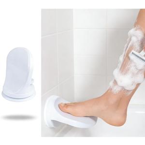 Shower Foot Rest for Shaving Legs with Strong Suction Cup Non-Slip Shower Step for Smooth Surface Bathroom Support Shaving Foot Rest Pedal