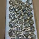 Gold Votive Candle Holders Set of 24, Speckled Mercury Candle Holders for Wedding Gold Centerpiece Table Decorations, Tealight Candle Holder for Party Bridal Shower Decor, Home Decor