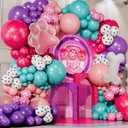 ALL-IN-1 Paw Balloon Garland Arch Kit with BONUS Bone & Paw Print Balloons  Pink Paw Balloons Girl for Paw Birthday Decorations Girl  Paw Party Supplies