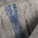 Art&Tuft Washable Rugs 5x7 - Stain Resistant Anti-Slip Backing Abstract 5x7 Area Rugs for Living Room, Foldable Machine Washable Area Rug(5'x7', Beige)