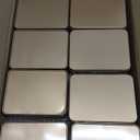 ZOFORTY 8 Pcs Metal Tin Box 6x 4.3x 1.6Rectangular Empty Tin Box Containers with Lids Tinplate Containers for Beads Jewelry Storage Home Organizer, Gifts, Crafts Storage, Gold