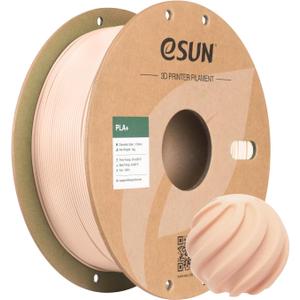 eSUN PLA+ Filament 1.75mm 1KG, 3D Printer Filament PLA Plus Dimensional Accuracy +/- 0.03mm, 2.2lbs Cardboard Spool 3D Printing Filament, Fits for Most FDM 3D Printers, Beige