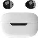 Invisible Wireless Earbuds Bluetooth Mini Size, Semi-in-Ear Ear Buds for Small Ear Canals, Clear Sound for Work, Home, Music, Audiobooks and Podcasts (Black)