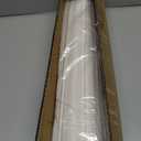 UNISHADES 100% Blackout Cordless Roman Shades for Indoor Windows & French Doors, 34 1/4" W 48" H - Blackout - Natural