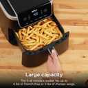 Ninja Air Fryer | 5 QT Capacity fit up to 4lbs of Fries | 5-in-1 Air Fry, Bake, Roast, Reheat, & Dehydrate | 400F | Air Crisp Technology | 1750 Watts | Nonstick Basket & Crisper Plate | Grey | AF142, 5 QT MAX