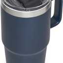 YETI Rambler 20 oz Travel Mug, Stainless Steel, Vacuum Insulated with Stronghold Lid (Navy)
