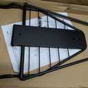 WALMANN Wall Mounted Horizontal Bike Rack, Foldable Space Saving Bicycle Storage Solution for 2 Bikes, Indoor Bike Storage for Garage