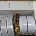 WELLIFE 700 Pieces Gold Plastic Dinnerware Set for 100 Guests - Includes Plates, Cups, Napkins, and Disposable Cutlery - Elegant White & Gold Design, Perfect for Parties and Events