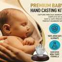 Hula Home Hand Casting Kit for Couples or Family with Mounting Plaque | Anniversary DIY Gifts Her & Him, Keepsake Sculpture Wedding Kids,