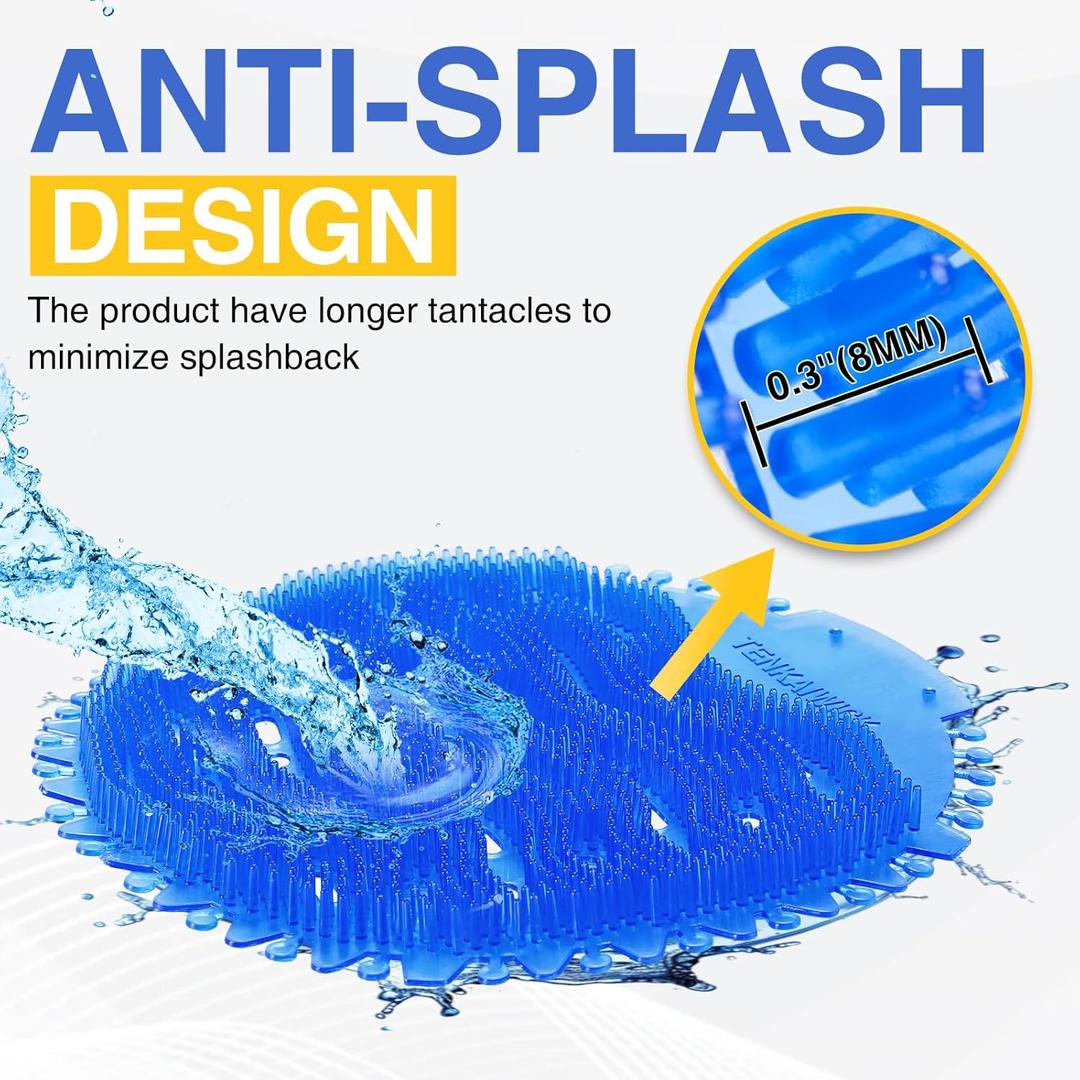 Urinal Screen Deodorizer Urinal Cakes Anti-Splash Odor Protection for Toilets in Bathroom Office Stadiums Schools with Free Gloves - 2pack Ocean Breeze Scent