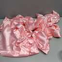 Pink Bow Birthday Party Decorations, 2 Pack Big Pink Bows 18 x 33 Inches Coquette Party Background, Large Satin Ribbon Bow Hanging Decor for Bachelorette Baby Shower Bridal Shower Wedding (Pink)