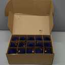 Palonu 30 Pcs Velvet Christmas Balls,2.4 Inch Flocked Ornaments with Velvet Ribbons, Shatterproof Plastic Christmas Bulbs Ornaments for Family Holiday Wedding Party Xmas Hanging Decoration(Blue)