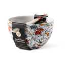 Core Kitchen Floral Noodle Bowl & Chopsticks, 3 pc