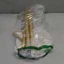 Coat Rack, Metal Freestanding Coat Rack with 8 Hooks, Sturdy Coat Tree with Natural Marble Base for Coats, Hats, Scarves and Handbags for Entryway, Hallway, Bedroom, Office,Dorm (Gold)