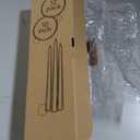CANDWAX 10 inch Tapered Candles - Set of 12 Dripless Unscented Candlesticks - Perfect for Dinner and Decor Use - Dark Blue
