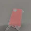 JETech Silicone Case for iPhone 13 6.1-Inch, Silky-Soft Touch Full-Body Protective Phone Case, Shockproof Cover with Microfiber Lining (Orange Red)