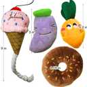 Jalousie 12 Pack Dog Squeaky Toys Cute Plush Toys for Small Medium Dog Pets