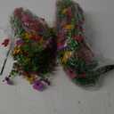 TURNMEON 3 Pcs Artificial Flowers for Outdoors Spring Summer Decor, Fake Hanging Plants UV Resistant Faux Plastic Greenery Hanging Flowers for Outside Gardens Porch Wall Home Indoor (Mixed Color)