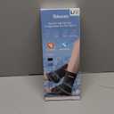 Ankle Foot Ice Pack Wrap for Injuries, Reusable Gel Ice Pack for Hot and Cold Therapies, Flexible Cold Pack for Achilles Tendonitis,Plantar Fasciitis,Swelling,Sprained,Post-Surgery Recovery Black (Lx2)