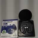 USB C Adapter Kit, Multi Charging Cable Case Convertor USB C to iOS Device Type C Micro Adapter Data Transfer Contains Card Slot for Traveling, Use as Phone Holder(Midnight Blue)