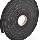 Sponge Neoprene Stripping W/Adhesive 3/4in Wide X 3/4in Thick X 15ft Long