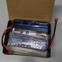 Zeee 7.4V Lipo Battery 2S 50C 5200mAh Lipos Hard Case with T Connector for RC Car Trucks 1/8 1/10 RC Vehicles(2 Packs)