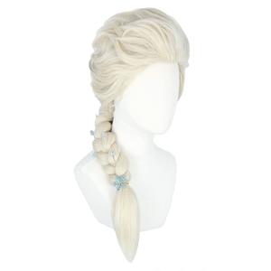 Topcosplay Cosplay Wig Blonde+6 Hairpins Long Braid Hair Halloween Costume Princess Wigs