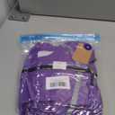 BRKURLEG Purple Dog Coat with Harness, Dog Winter Jacket, Dogs Onesie Body Warm Jackets, Small Dogs Winter Coats Reflective Windproof Warm Cold Weather Coats, Pet Waterproof Jackets, S