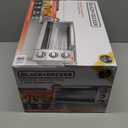 Black+Decker 4 Slice Toaster Oven - Stainless Steel