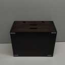 DEAYOU Bamboo Desk Organizer, 100% Natural Bamboo Desktop Drawer Organizer, Dark Brown Tabletop Storage Cabinet Organization Box with 4 Drawer for Makeup, Letter, Home, 3 Layer, Fully Assemble