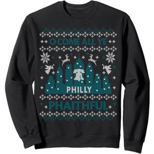 Philly Faithful Funny Philadelphia Philly Fan Ugly Christmas Sweatshirt