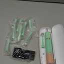 Sonic Electric Toothbrush Set, Equipped with 10 Brush Heads and Travel Case, IPX8 Waterproof, 2-Minute Timer, 42000 High-Frequency Vibrations, 5 Modes, The First Choice for Gift Giving, Green Pink