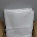40" X 60" Open-End Flat Poly Bags (50 Count) - 2 Mil Clear Plastic Bags