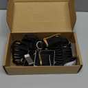 Perfect Curve CapRack | Over-The-Door Hat Organizer for Baseball Caps | 2 Straps, Holds 18-36 Adjustable Caps | Black