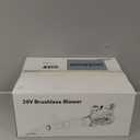 Nelhalt 20V Cordless Leaf Blower, Max 600 CFM/125 MPH Turbo Boost Mode Compatible with DeWALT 20V Max Battery, Brushless Motor, Ergonomic 3.6LBS for Driveway & Yard, Tool Only