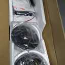 Depuley Ceiling Fan Without Light: 52 Inch 3 Blade Outdoor Fans for Patios - Black Ceiling Fan No Light Indoor Remote Control Ultra Quiet DC Motor Reversible 6 Speed Timer
