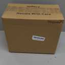 Hammered Smoke Gray Glass Lamp Shade with 1 5/8 Inch Fitter, Lighting Fixture Replacement Mirrored Glass Globe for Chandelier, Wall Sconce, Pendant Light, Water Ripple Texture, 2 Pack (Smoky Grey Hammered)