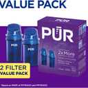 PUR Water Pitcher & Dispenser Replacement Filter 2-Pack, Genuine PUR Water Filters for Pitchers, 2-in-1 Powerful Filtration and Faster Filtration, 4-Month Value, Blue (PPF900Z2)