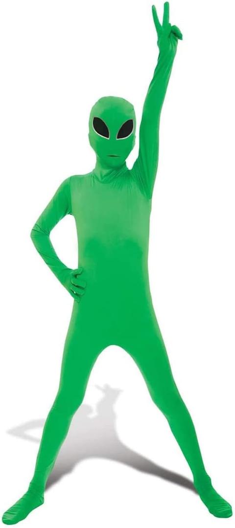 Morphsuits Glow Alien Kids Fancy Dress Costume (Small)
